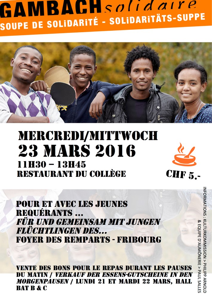 AFFICHE soupe solidarite 2016